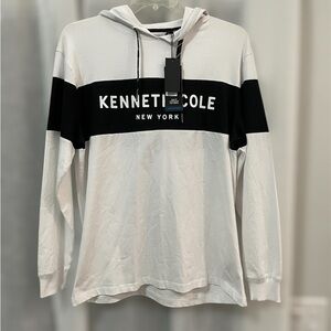 Kenneth Cole Black and White Hoodie